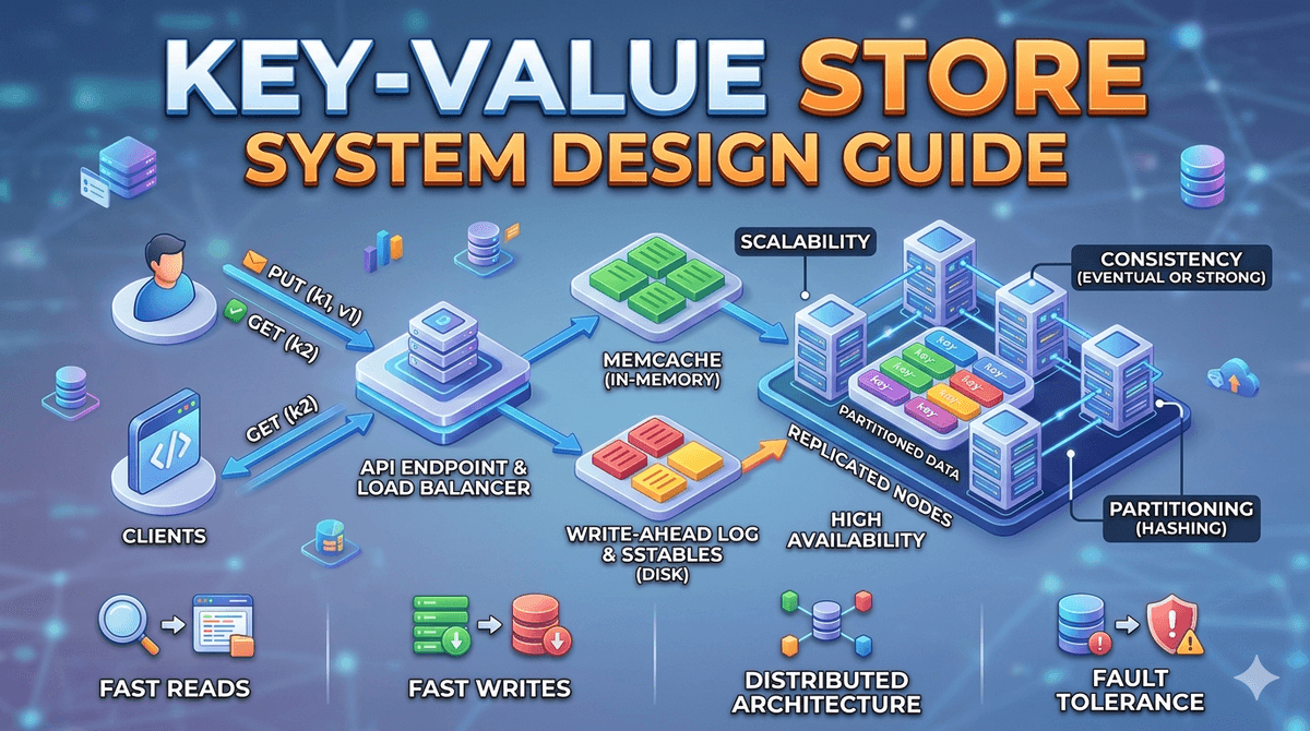😌 Design a High Performance Key-Value Store (System Design Interview Guide)