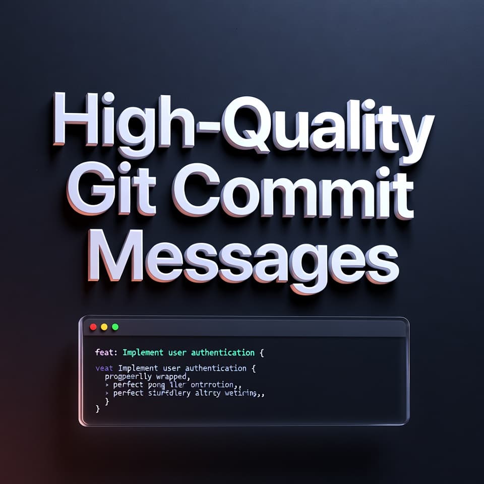 High-Quality Git Commit Messages – Official Guidelines