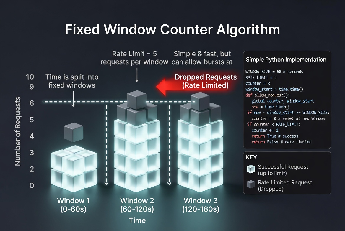 Rate Limiting Made Easy: 5 Common Algorithms (Fixed Window Counter)